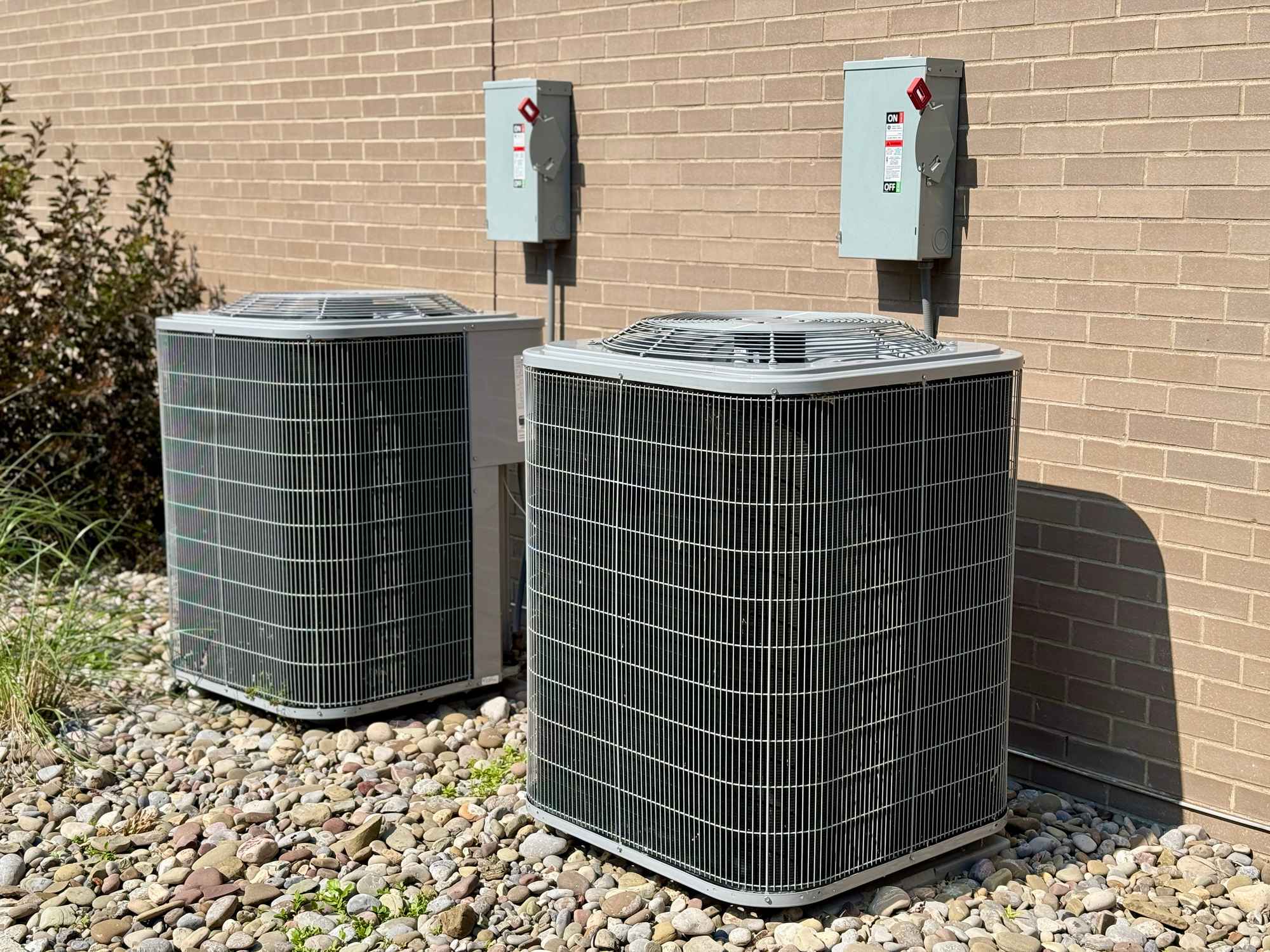 Exterior Air Conditioning Units HVAC Heating and Cooling System